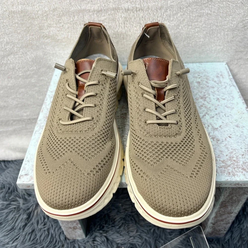 Men's‎ Knit Lace Up Casual Sneakers Comfort Walking Shoes Size 46